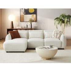 Latitude Run Ballyrobert 4-Piece Upholstered Sectional 29.13 H x 82.65 W x 35.0 D Sofa 82.6" 4pcs 3 Seater