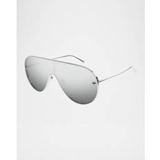Alexander McQueen Unisex Solglasögon Alexander McQueen Unisex Solglasögon Metall Silver Pilot