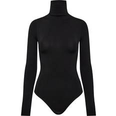 Grey Bodysuits Children's Clothing Wolford Rollneck Colorado Bodysuit - Black