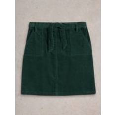 Cotton Skirts White Stuff Kids' Cord Skirt, Dark Green