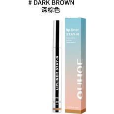 Plum Lip Liners BGHONE (Conventional, Dark brown) Peel-off Lip Liner, Lip Line, Plump Lip Color, Non-removing Makeup, Peel-off Lip Liner