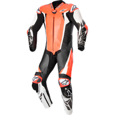 Orange Motorcycle Suits Alpinestars Racing Absolute V2 Leather Suit