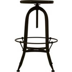 Green Seating Stools Premier Housewares Industrial Styled Black And Green Finish Bar Seating Stool