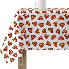 Hemtextil Belum Fläckresistent Superman Vit 300 x 150 cm Bordsduk Vit, Orange