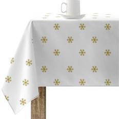 Gold Cloths & Tissues Belum Snowflakes Anti-stain Resin Tablecloth 250x140 cm Tischdecke Gold