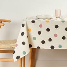Hemtextil Belum Fläckbeständig Flerfärgad Duk 180 x 250 cm Spots XL Bordsduk Multifärgad, Vit (180x180cm)