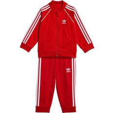 Adidas Drenge Tracksuits adidas Jogginganzug 'Adicolor' rot weiß