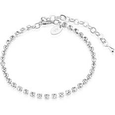 Newbridge Silverware Bracelet Multi Clear Stones