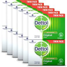 Dettol Bath & Shower Products Dettol Antibacterial And Moisturings Bar Soap Original, Pack of 12