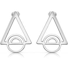 Newbridge Silverware Sonata Triangular Earrings