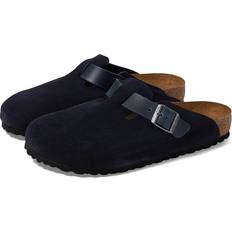 Birkenstock Zuecos Birkenstock Boston Mixed Leather Mules Navy (8 (42)