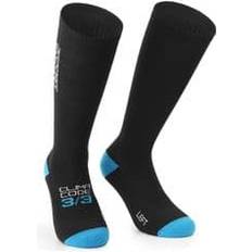 Assos ultraz fugu unisex socken schwarz blau