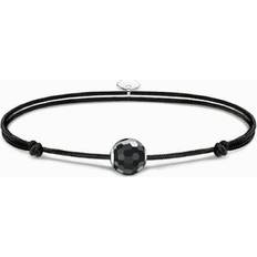 Obsidian Bracelets Thomas Sabo Karma Secret Haematite Bead Bracelet - Silver