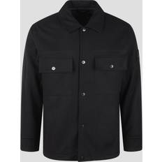 Shirts Stone Island Island-Lined overshirt-Uomo Black