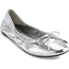 Karl Lagerfeld Ballerinas Karl Lagerfeld Karl Lagerfeld Paris Velma Almond Toe Ballet Flats Silver (7M)