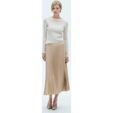 Mango Hameet Mango Hame Skirt Plisado - Beige