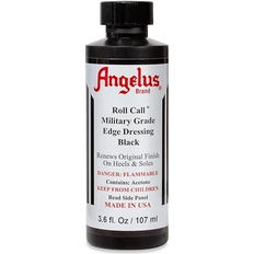 Gray Shoe Care Angelus roll call military grade shoe edge & heel dressing w/applicator 3.6 oz Dark Gray 0.25 pounds