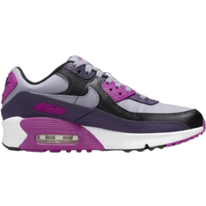 Purple Sneakers Children's Shoes NIKE Air Max 90 GS - Cement Grey/Black/Dark Raisin/Cement Grey