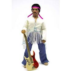 Polyester Figurer Mego Jimi Hendrix Action Figure Woodstock Flocked 20 cm