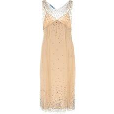 Prada Dresses Prada Embroidered tulle dress