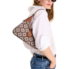 Kate Spade Väskor Kate Spade kate spade new york Spade Flower Jacquard Shoulder Bag Black Multi. (NO SIZE)