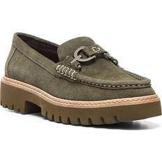 Low Shoes Donald Pliner Women's Moc Toe Loafers Military Green