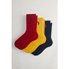 Underwear Polo Ralph Lauren Big Pony Crew Socks 3-Pack Red (10-13)