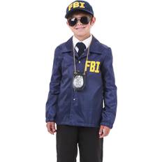 Police Fancy Dresses Fun Costumes FBI Costume For Kids Police