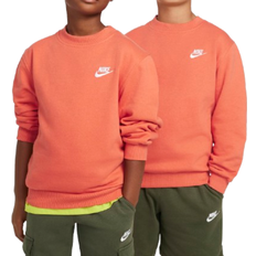 Nike Older Kid's Sportswear Club Fleece Sweatshirt - Vintage Coral/White (FD3006-846)