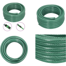 PVC Irrigation vidaXL Garden Hose with Fittings Set