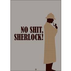 Citatplakat Brugskunst Citatplakat No Shit Sherlock! - 30x40 cm Plakat