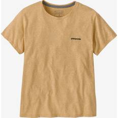 Patagonia Damen Logo P-6 Responsibili T-Shirt beige