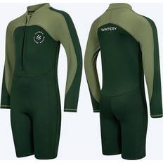 våddragt til børn Calypso Long Sleeve Grøn/lysegrøn