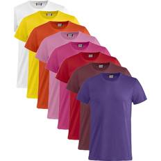 Rosa - Unisex T-skjorter Clique Basic T-Shirt 029030 Bright Cerise Colour: Bright Cerise, Siz