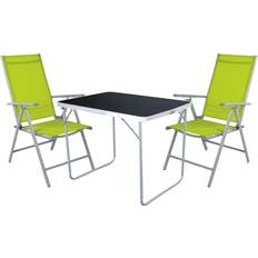 Grün Campingtische Mojawo 3-Piece Camping Table Set