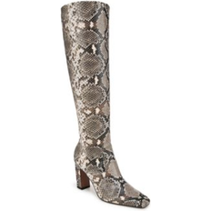 44 ½ Hohe Stiefel Franco Sarto Bowman Wide Calf Knee High Boot (Roccia Snake Faux Leather) 6.0 Pointed Toe