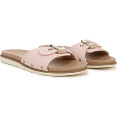 Recycled Materials Slides Dr. Scholl's Women's Nice Iconic Slide Sandals (Pink Pink Faux Leather) Blush Pink Faux (6.5 M)