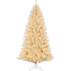 7-Foot Pre-lit LED Twinkle Colored Plastic 84" H X 47" L X 47" D Christmas Tree