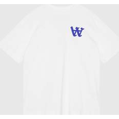 Wood Wood T-shirts Wood Wood Wwasa Gothic Tshirt Herr Kortärmade Från Magasin White