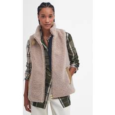 Natural Vests Barbour Elisha Fleece Gilet, Natural