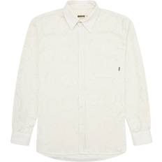 Woodbird Wbyuzo Knitted Shirt Mand Off White Langærmede Skjorter hos Magasin