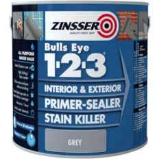 Zinsser Grey Paint Zinsser Bulls Eye 1-2-3 Primer 1L Grey