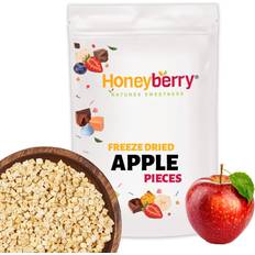 Dried Fruit Honeyberry Freeze Dried Apple Pieces 100g - Dehydrated Apple Crunch Bits
