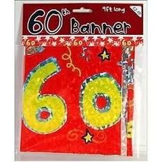 Garlands Stars 60th Birthday Banner