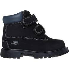 Skechers Boots Children's Shoes Skechers Boy's Power Reach Lil' Lumberer Boots 7.0 Black Synthetic