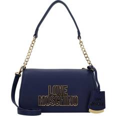 Love Moschino Tragetaschen Love Moschino Handtasche, Cut Out Schultertasche 25 cm, Blau