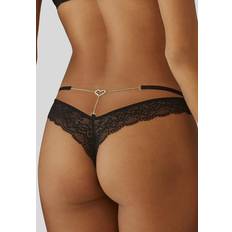 Damen - Golden Slips PETITE FLEUR GOLD Slip Schwarz Unifarben für Damen