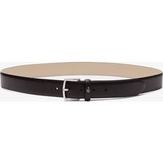 Lacoste Belts Lacoste Smooth Leather Crocodile Accent Belt