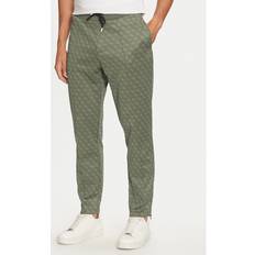 Guess Hosen Guess Jogginghose Korbin Z2BB05 FL04Q Grün Regular Fit