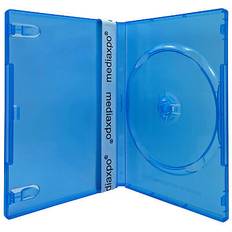 Optical Storage Standard clear blue color single dvd cases lot